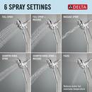 Delta Faucet Chrome Single Handle Multi Function Bathtub & Shower Faucet 