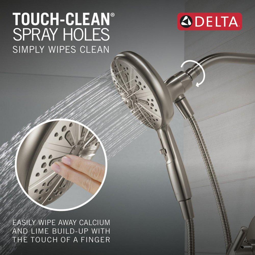Delta Faucet Brilliance Stainless Single Handle Multi Function Bathtub & Shower Faucet 