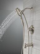 Delta Faucet Brilliance Stainless Single Handle Multi Function Bathtub & Shower Faucet 