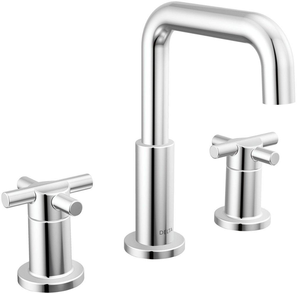 DELTA NICOLI TWO HANDLE WIDESPREAD BATHROOM FAUCET 