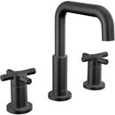 Delta Faucet Matte Black Two Handle Widespread Bathroom Sink Faucet 