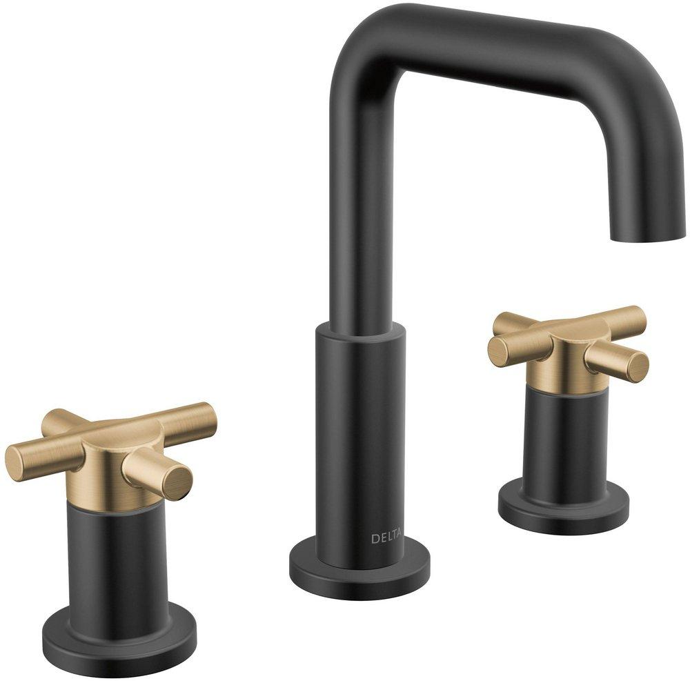 DELTA NICOLI TWO HANDLE WIDESPREAD BATHROOM FAUCET 