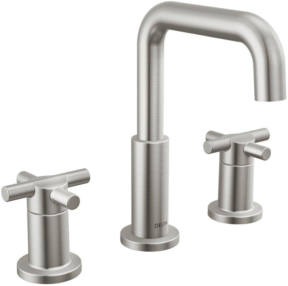 DELTA NICOLI TWO HANDLE WIDESPREAD BATHROOM FAUCET 