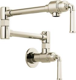 Wall Mount Pot Filler in Brilliance Polished Nickel