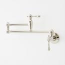 Signature Hardware Polished Nickel Wall Mount Pot Filler Faucet 