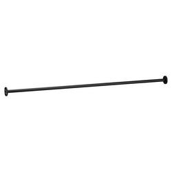 5 ft. Shower Rod in Matte Black