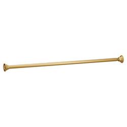 Tension Shower Rod in Brushed Gold