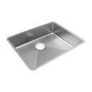22-1/2 in. Undermount Stainless Steel Single Bowl Kitchen Sink in Polished Satin