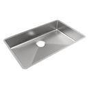 29-1/2 in. Undermount Stainless Steel Single Bowl Kitchen Sink in Polished Satin