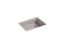 KOHLER Truffle 25 x 22 in. 5 Hole Cast Iron Single Bowl Undermount Kitchen Sink 