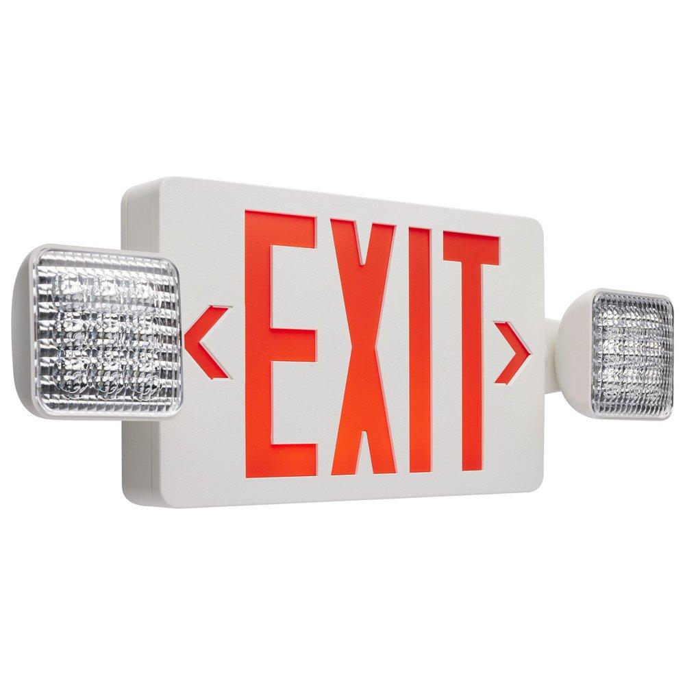 *CVR* COMB RED EXIT SIGN/EMERG LIGH 