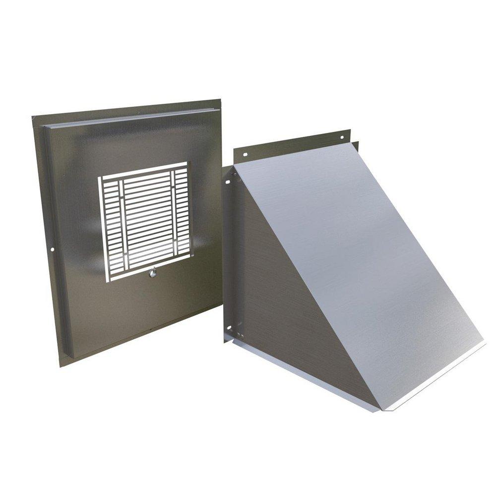 0-25% O/S AIR HOOD W/ MANU ADJ GREY 