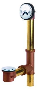 Gerber Plumbing Polished Chrome Pop-Up Waste and Overflow Drain 