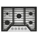 30 in. 5 Burner Gass Cooktop in Stainless Steel 