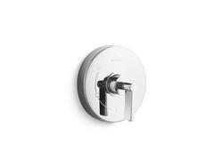 Single Handle Pressure Balancing Valve Trim with Diverter in Brushed Nickel