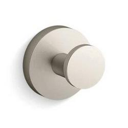Single Robe Hook in Brushed Nickel