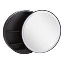 24 in. Sliding Door LED Medicine Cabinet in Matte Black 