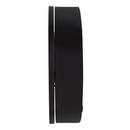 24 in. Sliding Door LED Medicine Cabinet in Matte Black 
