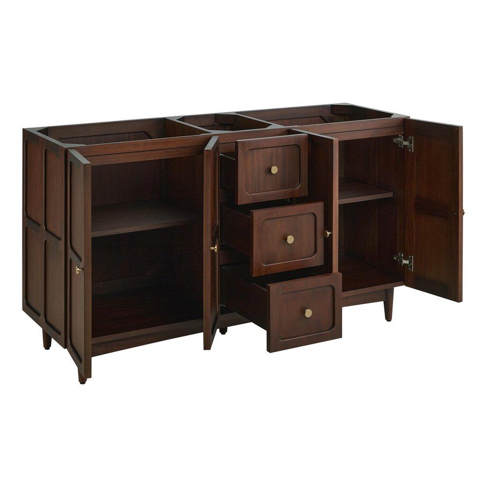 60 VAN W/ RECT UM SINK ARWH QTZ 