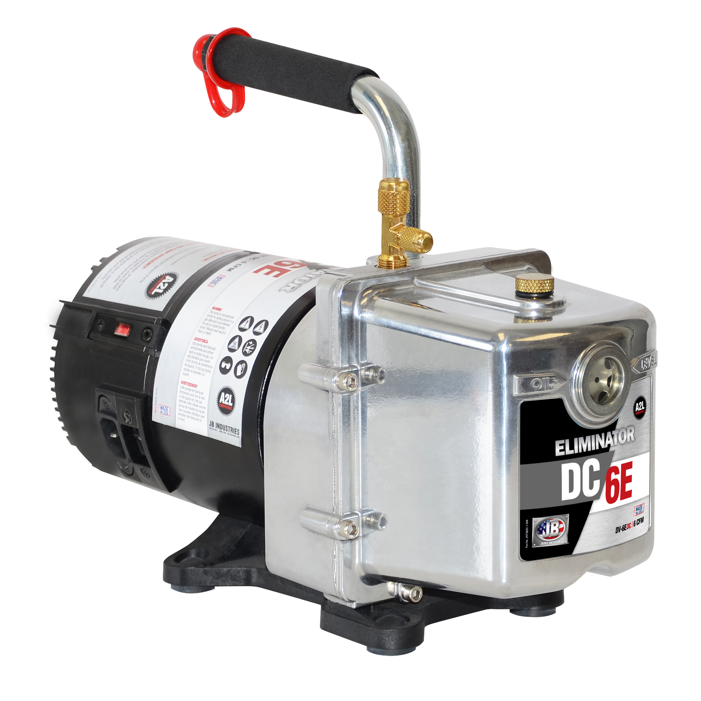 6 CFM ELIMINATOR Dual Voltage DC Motor Vacuum Pump 
