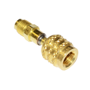 Reverse Thread Adapter 1/4 in Female SAE Flare left-handed x 1/4 in Male Flare 
