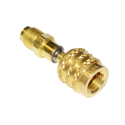 Reverse Thread Adapter 1/4 in Female SAE Flare left-handed x 1/4 in Male Flare