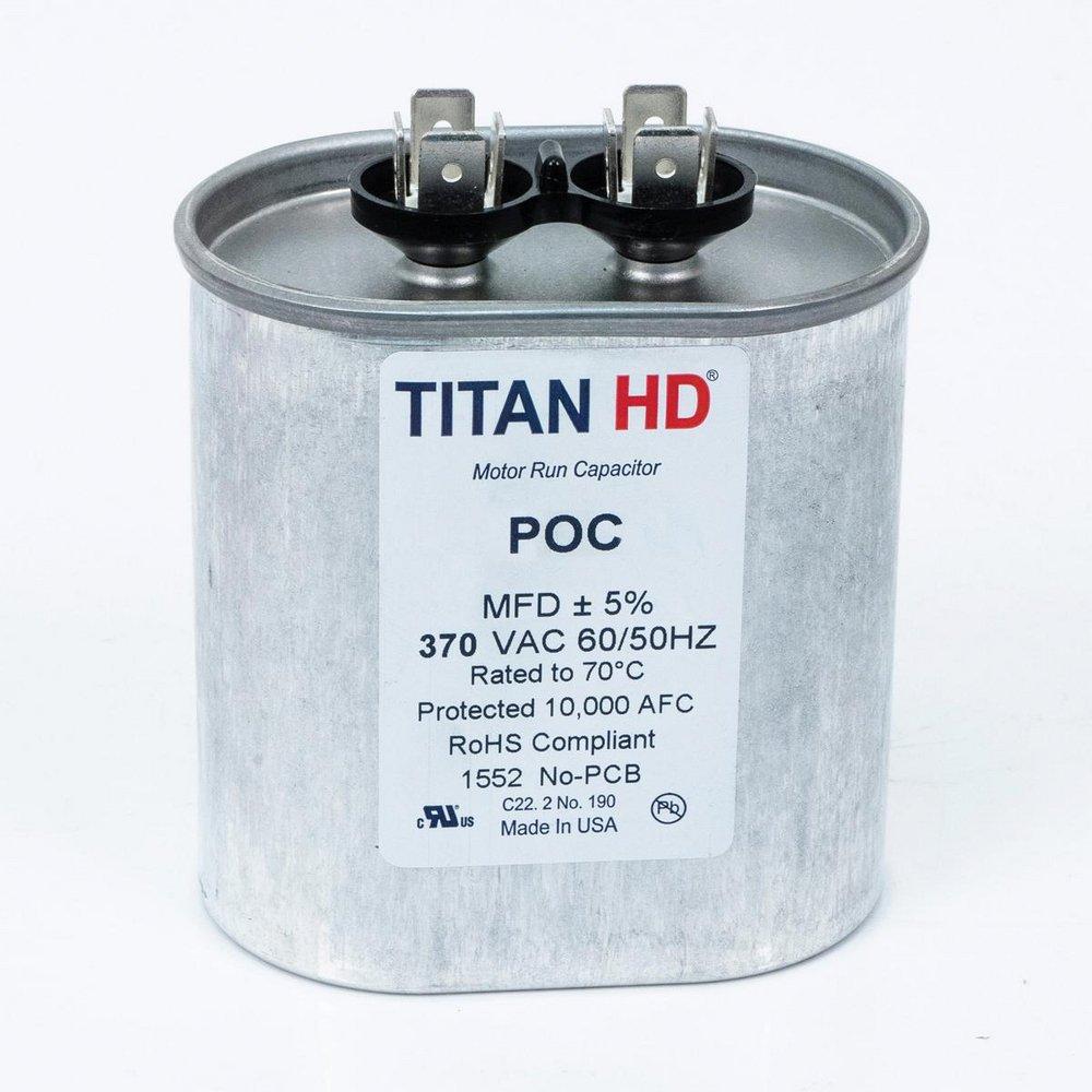 Packard 10 Microfarads 440V OVAL RUN CAP 