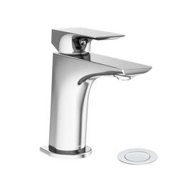 Single Handle Monoblock Bathroom Sink Faucet in Polished Chrome