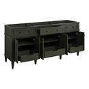 72 ELMDALE VANITY - DARK OLIVE GREEN - VANITY CABINET ONLY 
