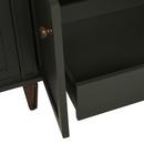 48 ELMDALE VANITY WITH RECTANGLE UNDERMOUNT SINK - DARK OLIVE GREEN - FEATHERED WHITE - WIDESPREAD 