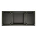 48 ELMDALE VANITY WITH RECTANGULAR UNDERMOUNT SINK - DARK OLIVE GREEN - CARRARA MARBLE - WIDESPREAD 