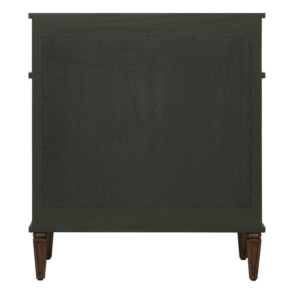 30 ELMDALE VANITY WITH RECTANGULAR UNDERMOUNT SINK - DARK OLIVE GREEN - ARCTIC WHITE - SINGLE HOLE 