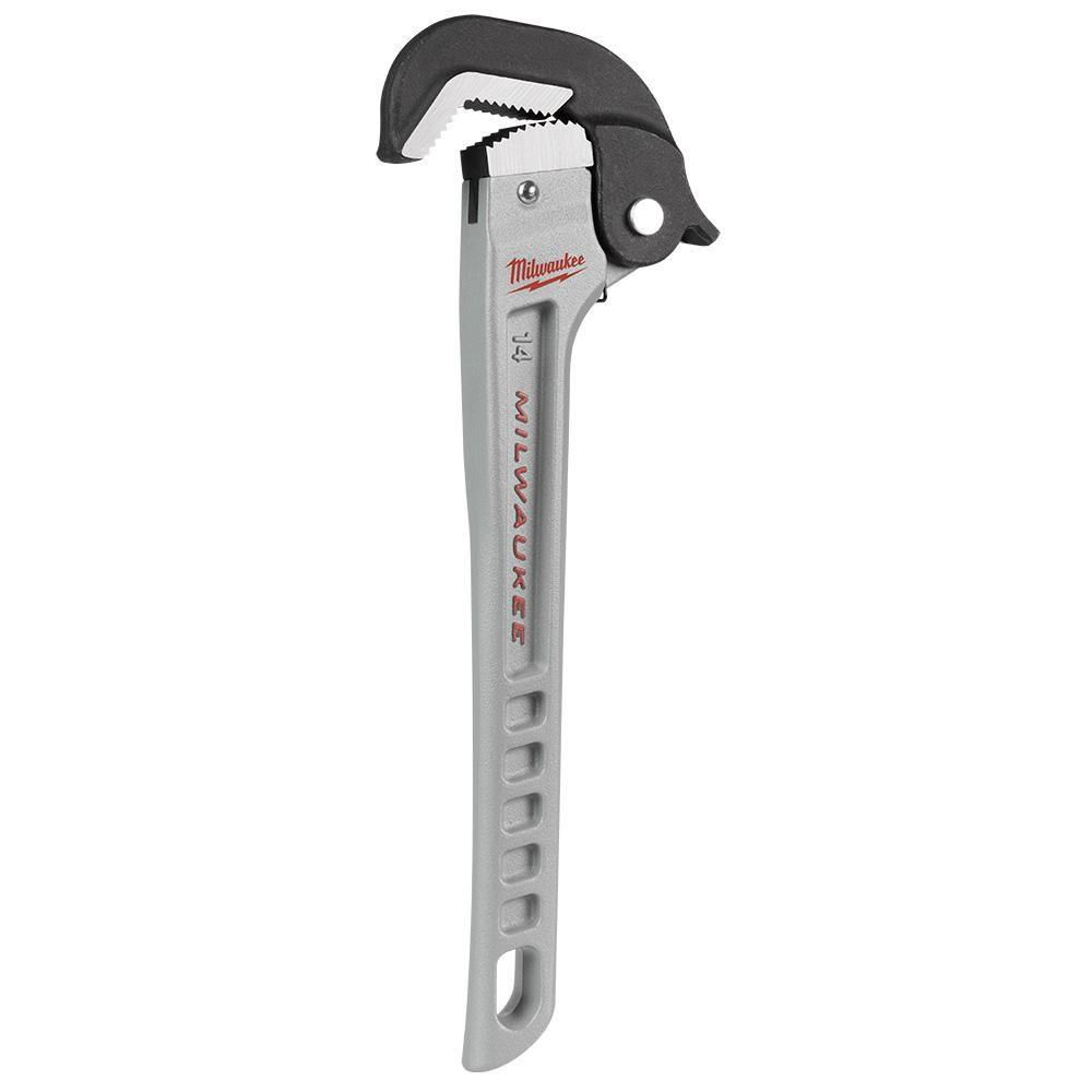 14 ALUMINUM SELF-ADJUSTING PIPE WRENCH 