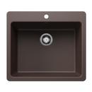 LIVEN 25 DUAL MOUNT SINGLE BOWL KITCHEN SINK - CAFT 