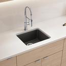 LIVEN 21 DUAL MOUNT SINGLE BOWL KITCHEN SINK - CINDER 
