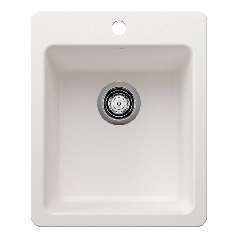 LIVEN 17 DUAL MOUNT BAR SINK - WHITE 