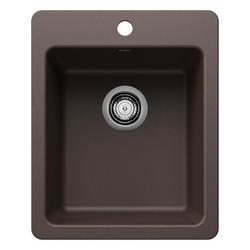 17 in. Dual Mount Kitchen Sink in Caf&eacute;
