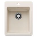17 in. Dual Mount Silgranit Bar Sink in Soft White