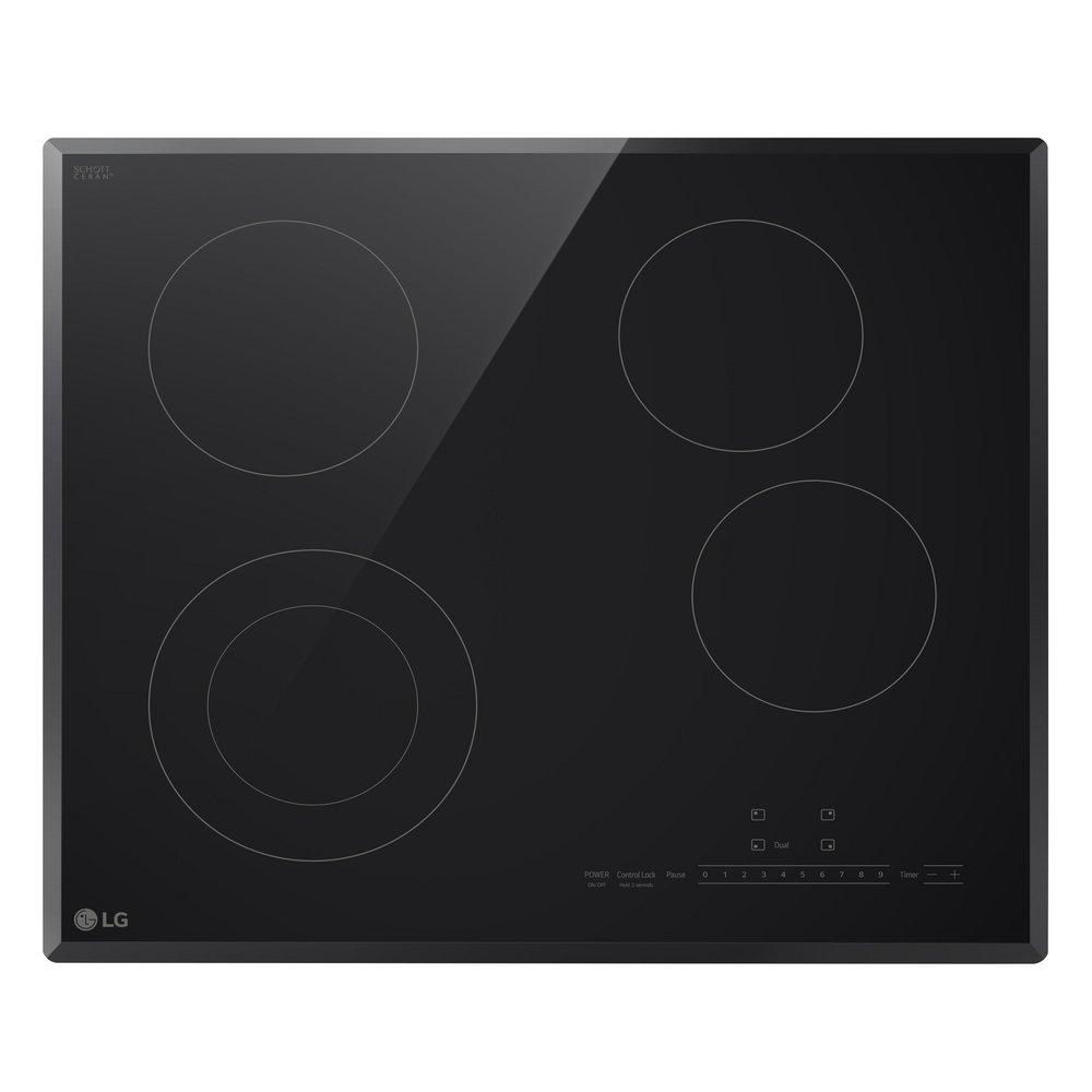24 RADIANT COOKTOP 4 BURNER BLACK 