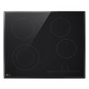 24 RADIANT COOKTOP 4 BURNER BLACK 