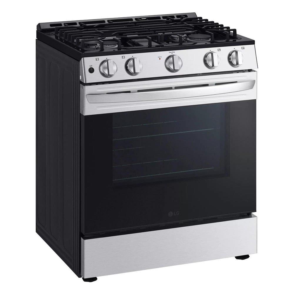 5.8 CU. FT. FRONT CONTROL GAS SINGLE OVEN RANGE WITH EASYCLEAN STAINLESS STEEL 