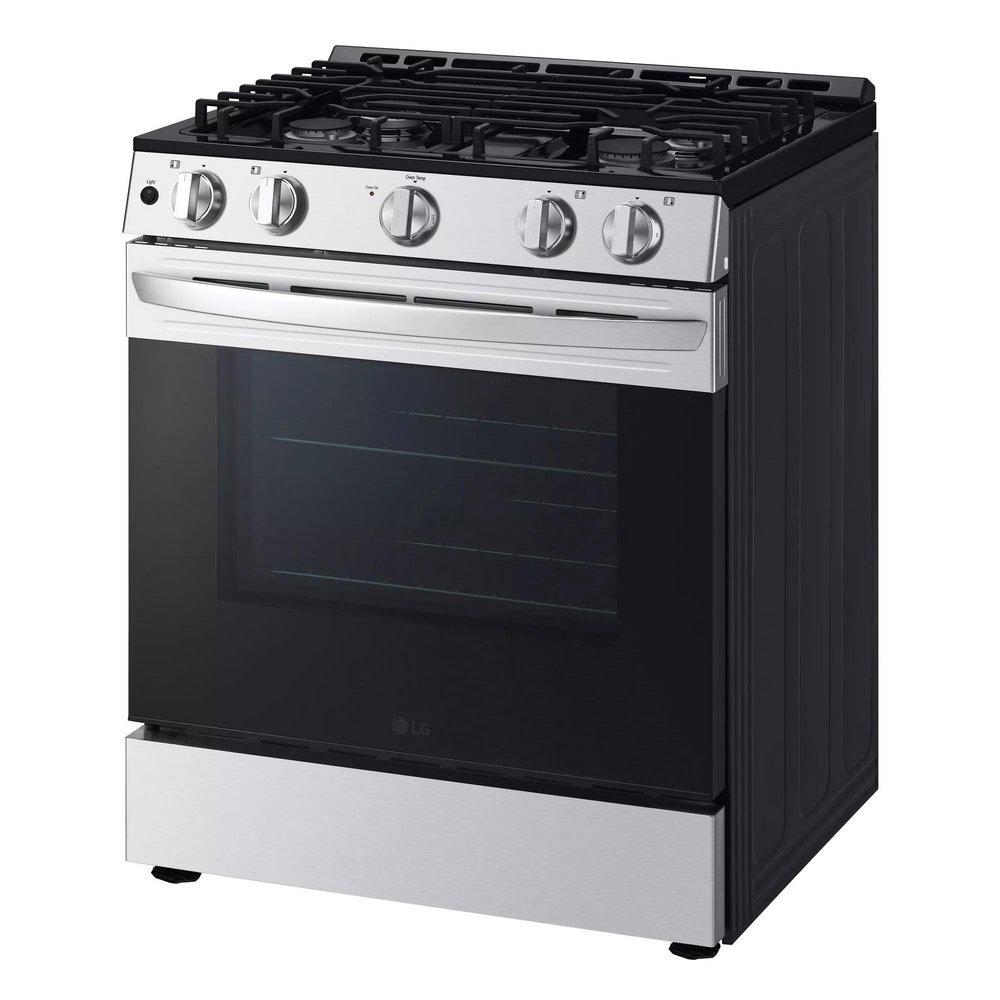 5.8 CU. FT. FRONT CONTROL GAS SINGLE OVEN RANGE WITH EASYCLEAN STAINLESS STEEL 