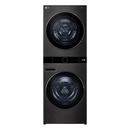 5.0 CU.FT. WASHER 7.8 CU.FT. DUAL INVERTER HEAT PUMP VENTLESS DRYER WASHTOWER WITH CENTER CONTROL AND TURBOWASH360 BLACK STEEL 