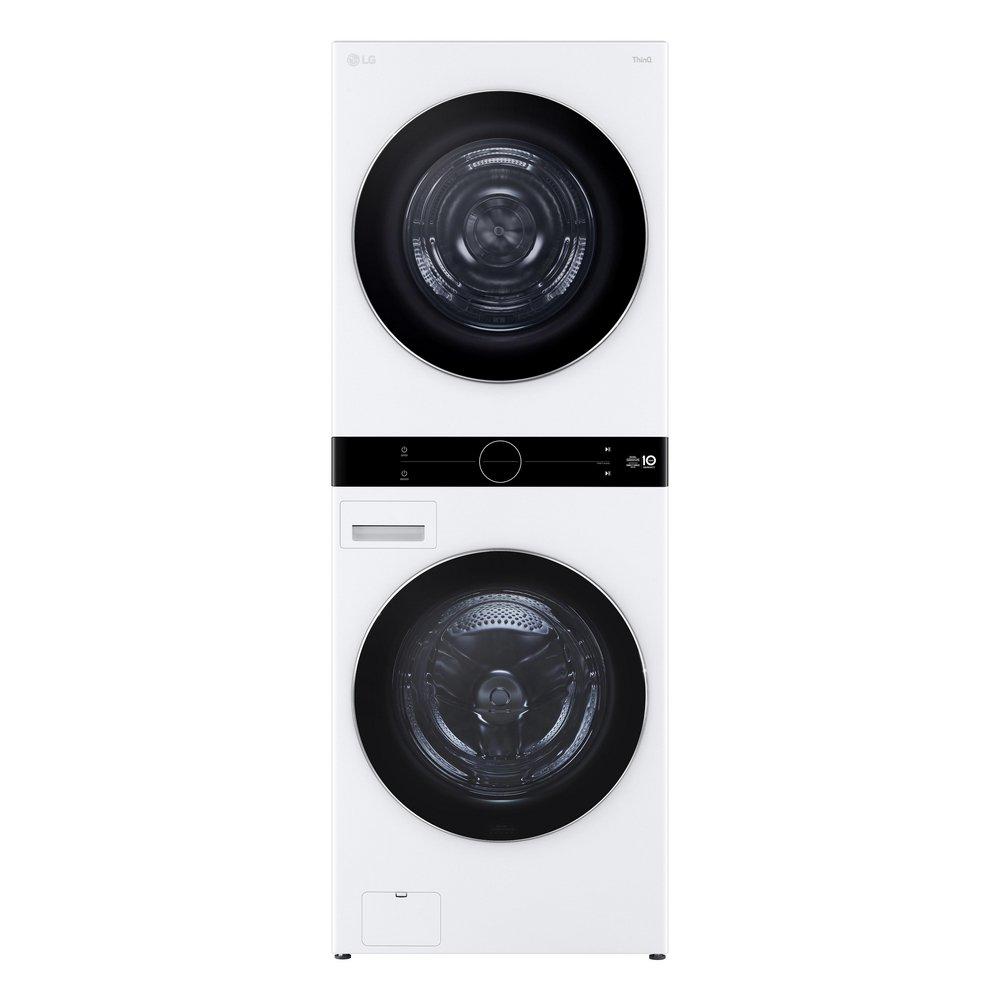 5.0 CU.FT. WASHER 7.8 CU.FT. DUAL INVERTER HEAT PUMP VENTLESS DRYER WASHTOWER WITH CENTER CONTROL AND TURBOWASH360 WHITE 