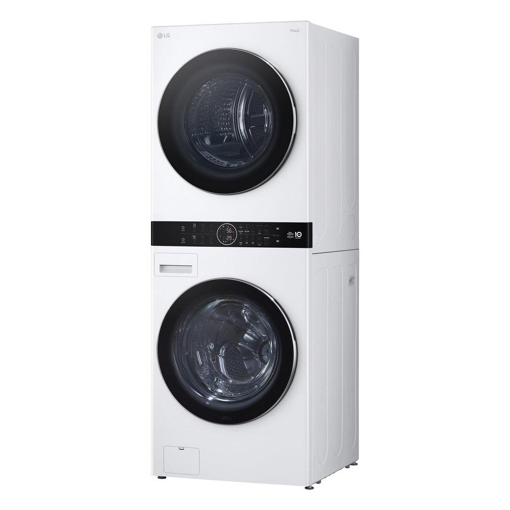 5.0 CU.FT. WASHER 7.8 CU.FT. DUAL INVERTER HEAT PUMP VENTLESS DRYER WASHTOWER WITH CENTER CONTROL AND TURBOWASH360 WHITE 