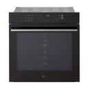 24 3.0 CU.FT SINGLE CONVECTION WALL OVEN SELF CLEAN BLACK 