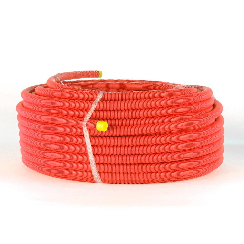 3/4 RAUPEX WHITE UV SHIELD PRE-SLEEVED RED 300 COIL (91.4 M) 