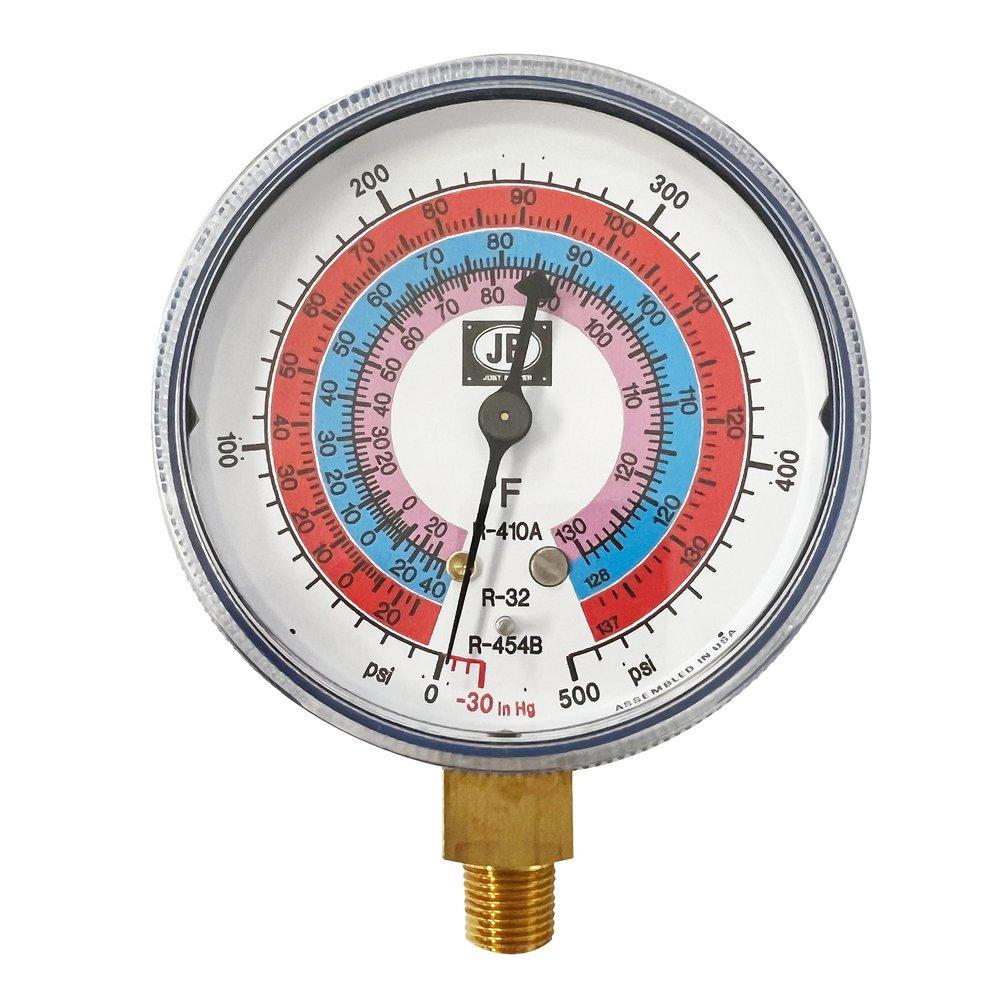 R-32, R-454B, R-410A 2.5 ILLUMINATING COMPOUND GAUGE 