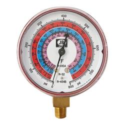 2.5 in. Illuminating Pressure Gauge, Compatible with R-32 / R-454B / R-410A
