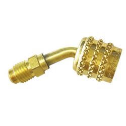 1/4 in. FE SAE Flare Left-Handed x 1/4 in. Male Flare 45&deg; Adapter